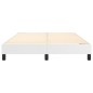 vidaXL Giroletto a Molle Bianco 140x190 cm in Similpelle vidaXL Giroletto a Molle Bianco 140x190 cm in Similpelle