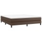 vidaXL Giroletto a Molle Marrone 160x200 cm in Similpelle vidaXL Giroletto a Molle Marrone 160x200 cm in Similpelle