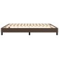 vidaXL Giroletto a Molle Marrone 160x200 cm in Similpelle vidaXL Giroletto a Molle Marrone 160x200 cm in Similpelle
