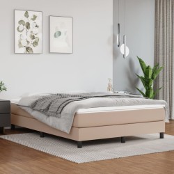 vidaXL Giroletto a Molle Cappuccino 140x190 cm in Similpelle