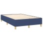vidaXL Letto a Molle con Materasso e LED Blu 120x200cm in Tessuto vidaXL Letto a Molle con Materasso e LED Blu 120x200cm in Tessuto