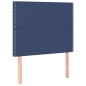 vidaXL Letto a Molle con Materasso e LED Blu 120x200cm in Tessuto vidaXL Letto a Molle con Materasso e LED Blu 120x200cm in Tessuto