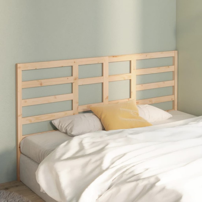 Testiera per Letto 206x4x104 cm in Legno Massello di Pino Testiera per Letto 206x4x104 cm in Legno Massello di Pino