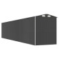vidaXL Capanno da Giardino Antracite 192x1021x223cm in Acciaio Zincato vidaXL Capanno da Giardino Antracite 192x1021x223cm in Acciaio Zincato