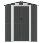 vidaXL Capanno da Giardino Antracite 192x606x223 cm in Acciaio Zincato vidaXL Capanno da Giardino Antracite 192x606x223 cm in Acciaio Zincato