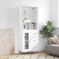 vidaXL Credenza Bianca 69,5x34x180 cm in Legno Multistrato vidaXL Credenza Bianca 69,5x34x180 cm in Legno Multistrato