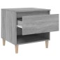Comodini 2 pz Grigio Sonoma 50x46x50 cm in Legno Multistrato Comodini 2 pz Grigio Sonoma 50x46x50 cm in Legno Multistrato