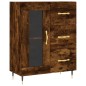 vidaXL Credenza Rovere Fumo 69,5x34x180 cm in Legno Multistrato vidaXL Credenza Rovere Fumo 69,5x34x180 cm in Legno Multistrato