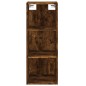 vidaXL Credenza Rovere Fumo 34,5x34x180 cm in Legno Multistrato vidaXL Credenza Rovere Fumo 34,5x34x180 cm in Legno Multistrato