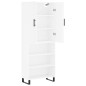 vidaXL Credenza Bianca 69,5x34x180 cm in Legno Multistrato vidaXL Credenza Bianca 69,5x34x180 cm in Legno Multistrato