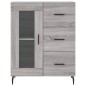 vidaXL Credenza Grigio Sonoma 69,5x34x180 cm in Legno Multistrato vidaXL Credenza Grigio Sonoma 69,5x34x180 cm in Legno Multistrato