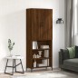 vidaXL Credenza Rovere Marrone 69,5x34x180 cm in Legno Multistrato vidaXL Credenza Rovere Marrone 69,5x34x180 cm in Legno Multistrato