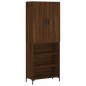 vidaXL Credenza Rovere Marrone 69,5x34x180 cm in Legno Multistrato vidaXL Credenza Rovere Marrone 69,5x34x180 cm in Legno Multistrato