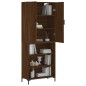 vidaXL Credenza Rovere Marrone 69,5x34x180 cm in Legno Multistrato vidaXL Credenza Rovere Marrone 69,5x34x180 cm in Legno Multistrato