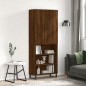 vidaXL Credenza Rovere Marrone 69,5x34x180 cm in Legno Multistrato vidaXL Credenza Rovere Marrone 69,5x34x180 cm in Legno Multistrato