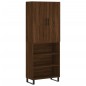vidaXL Credenza Rovere Marrone 69,5x34x180 cm in Legno Multistrato vidaXL Credenza Rovere Marrone 69,5x34x180 cm in Legno Multistrato