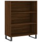 vidaXL Credenza Rovere Marrone 69,5x34x180 cm in Legno Multistrato vidaXL Credenza Rovere Marrone 69,5x34x180 cm in Legno Multistrato