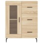 vidaXL Credenza Rovere Sonoma 69,5x34x180 cm in Legno Multistrato