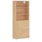 vidaXL Credenza Rovere Sonoma 69,5x34x180 cm in Legno Multistrato vidaXL Credenza Rovere Sonoma 69,5x34x180 cm in Legno Multistrato