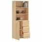 vidaXL Credenza Rovere Sonoma 69,5x34x180 cm in Legno Multistrato vidaXL Credenza Rovere Sonoma 69,5x34x180 cm in Legno Multistrato