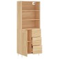 vidaXL Credenza Rovere Sonoma 69,5x34x180 cm in Legno Multistrato vidaXL Credenza Rovere Sonoma 69,5x34x180 cm in Legno Multistrato