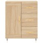 vidaXL Credenza Rovere Sonoma 69,5x34x180 cm in Legno Multistrato vidaXL Credenza Rovere Sonoma 69,5x34x180 cm in Legno Multistrato
