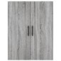 vidaXL Credenza Grigio Sonoma 69,5x34x180 cm in Legno Multistrato vidaXL Credenza Grigio Sonoma 69,5x34x180 cm in Legno Multistrato