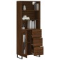 vidaXL Credenza Rovere Marrone 69,5x34x180 cm in Legno Multistrato vidaXL Credenza Rovere Marrone 69,5x34x180 cm in Legno Multistrato