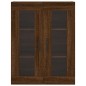 vidaXL Credenza Rovere Marrone 69,5x34x180 cm in Legno Multistrato vidaXL Credenza Rovere Marrone 69,5x34x180 cm in Legno Multistrato