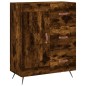 vidaXL Credenza Rovere Fumo 69,5x34x180 cm in Legno Multistrato vidaXL Credenza Rovere Fumo 69,5x34x180 cm in Legno Multistrato