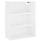 vidaXL Credenza Bianco Lucido 69,5x34x180 cm in Legno Multistrato vidaXL Credenza Bianco Lucido 69,5x34x180 cm in Legno Multistrato