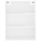 vidaXL Credenza Bianco Lucido 69,5x34x180 cm in Legno Multistrato vidaXL Credenza Bianco Lucido 69,5x34x180 cm in Legno Multistrato