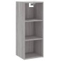 vidaXL Credenza Grigio Sonoma 34,5x34x180 cm in Legno Multistrato vidaXL Credenza Grigio Sonoma 34,5x34x180 cm in Legno Multistrato