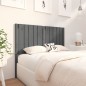 Testiera per Letto Grigia 125,5x4x100 cm Legno Massello di Pino Testiera per Letto Grigia 125,5x4x100 cm Legno Massello di Pino