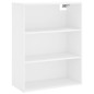 vidaXL Credenza Bianca 69,5x34x180 cm in Legno Multistrato vidaXL Credenza Bianca 69,5x34x180 cm in Legno Multistrato