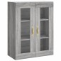 vidaXL Credenza Grigio Sonoma 69,5x34x180 cm in Legno Multistrato vidaXL Credenza Grigio Sonoma 69,5x34x180 cm in Legno Multistrato
