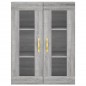 vidaXL Credenza Grigio Sonoma 69,5x34x180 cm in Legno Multistrato vidaXL Credenza Grigio Sonoma 69,5x34x180 cm in Legno Multistrato