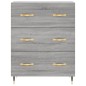 vidaXL Credenza Grigio Sonoma 69,5x34x180 cm in Legno Multistrato vidaXL Credenza Grigio Sonoma 69,5x34x180 cm in Legno Multistrato