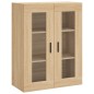 vidaXL Credenza Rovere Sonoma 69,5x34x180 cm in Legno Multistrato vidaXL Credenza Rovere Sonoma 69,5x34x180 cm in Legno Multistrato