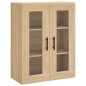 vidaXL Credenza Rovere Sonoma 69,5x34x180 cm in Legno Multistrato vidaXL Credenza Rovere Sonoma 69,5x34x180 cm in Legno Multistrato