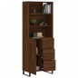 vidaXL Credenza Rovere Marrone 69,5x34x180 cm in Legno Multistrato vidaXL Credenza Rovere Marrone 69,5x34x180 cm in Legno Multistrato