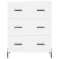 vidaXL Credenza Bianca 69,5x34x180 cm in Legno Multistrato vidaXL Credenza Bianca 69,5x34x180 cm in Legno Multistrato