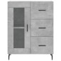 vidaXL Credenza Grigio Cemento 69,5x34x180 cm in Legno Multistrato vidaXL Credenza Grigio Cemento 69,5x34x180 cm in Legno Multistrato