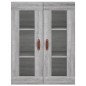 vidaXL Credenza Grigio Sonoma 69,5x34x180 cm in Legno Multistrato vidaXL Credenza Grigio Sonoma 69,5x34x180 cm in Legno Multistrato