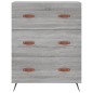 vidaXL Credenza Grigio Sonoma 69,5x34x180 cm in Legno Multistrato vidaXL Credenza Grigio Sonoma 69,5x34x180 cm in Legno Multistrato