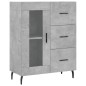 vidaXL Credenza Grigio Cemento 69,5x34x180 cm in Legno Multistrato vidaXL Credenza Grigio Cemento 69,5x34x180 cm in Legno Multistrato