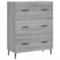 vidaXL Credenza Grigio Sonoma 69,5x34x180 cm in Legno Multistrato vidaXL Credenza Grigio Sonoma 69,5x34x180 cm in Legno Multistrato