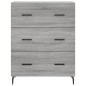 vidaXL Credenza Grigio Sonoma 69,5x34x180 cm in Legno Multistrato vidaXL Credenza Grigio Sonoma 69,5x34x180 cm in Legno Multistrato