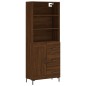 vidaXL Credenza Rovere Marrone 69,5x34x180 cm in Legno Multistrato vidaXL Credenza Rovere Marrone 69,5x34x180 cm in Legno Multistrato
