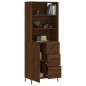 vidaXL Credenza Rovere Marrone 69,5x34x180 cm in Legno Multistrato vidaXL Credenza Rovere Marrone 69,5x34x180 cm in Legno Multistrato